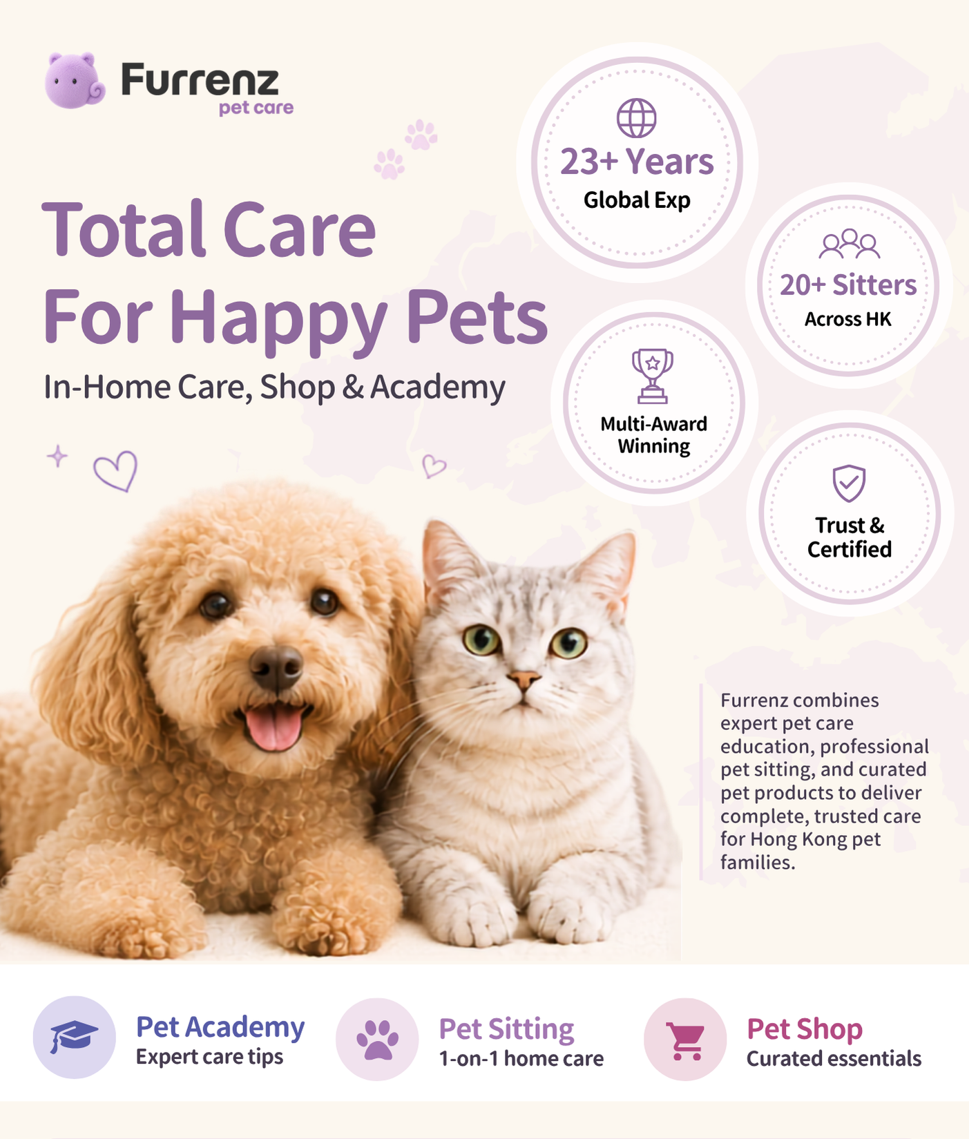 Total Care for Happy Pets: Welcome to Furrenz Pet Care!