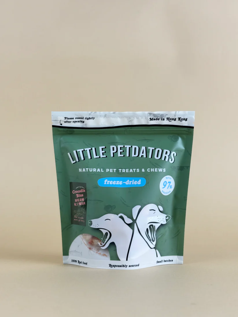 Premium Thai Crocodile Bites with Goji Berry Respiratory Support Freeze-Dried Pet Treats (Made in Hong Kong)