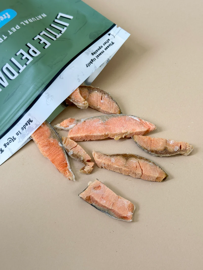 Premium Wild Caught American Sockeye Salmon Freeze-Dried Pet Treats (Made in Hong Kong)