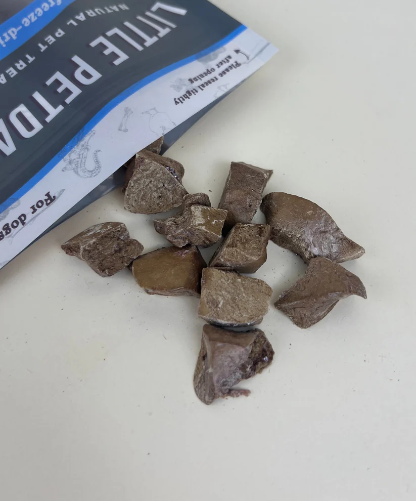Premium New Zealand SFF Lamb Liver Eye Health & Weight-Gain Freeze-Dried Bites (Made in Hong Kong)