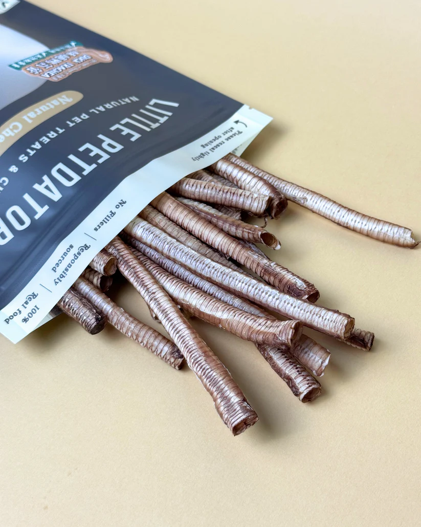 Premium Taiwanese Slow-Dried Crispy Duck Trachea Joint Support Pet Treats