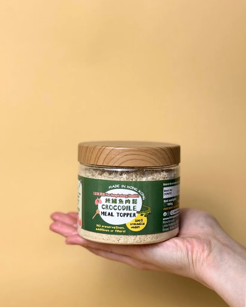 Premium 100% Thai Crocodile Meal Topper Hypoallergenic Respiratory & Renal Support (Made in Hong Kong)