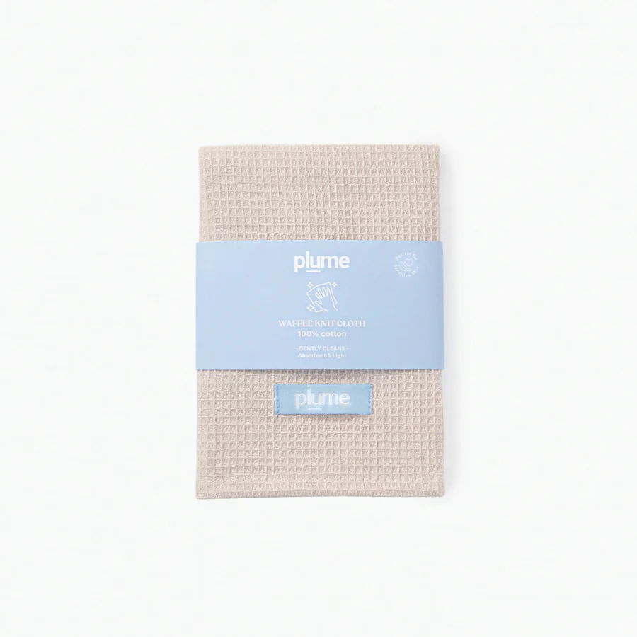 Plume Care Waffle Knit Cleaning Cloth
