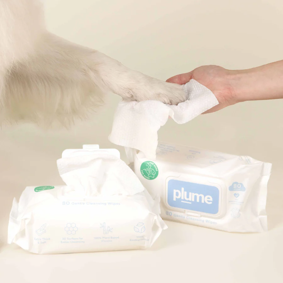Plume Care 3D Honeycomb Natural Cleansing Wipes