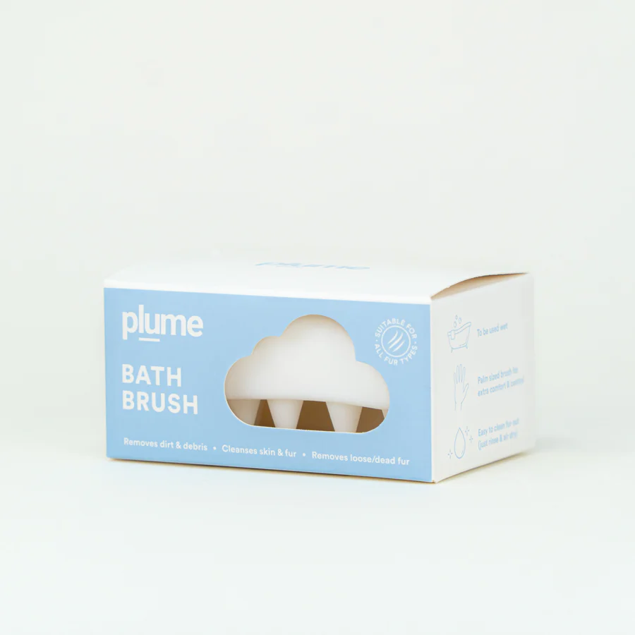Plume Care Deep-Cleansing Pet Bath Brush
