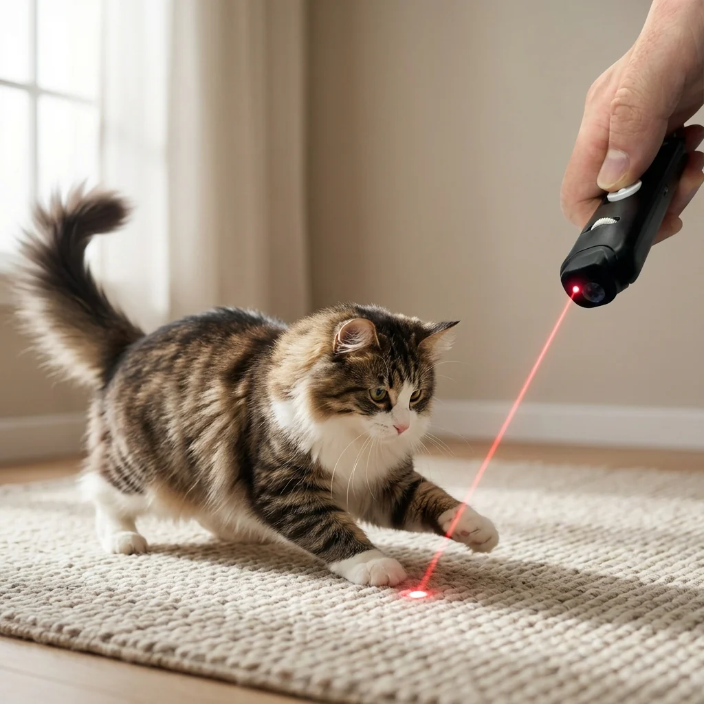 Teddy Multi-Use Laser & Feather Toy