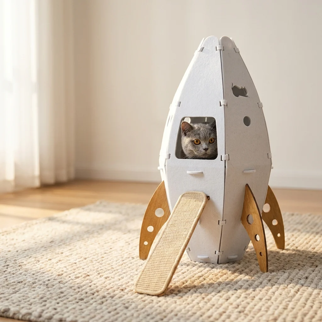 Catstronaut Starship: Multi-Level Galactic Explorer Tower