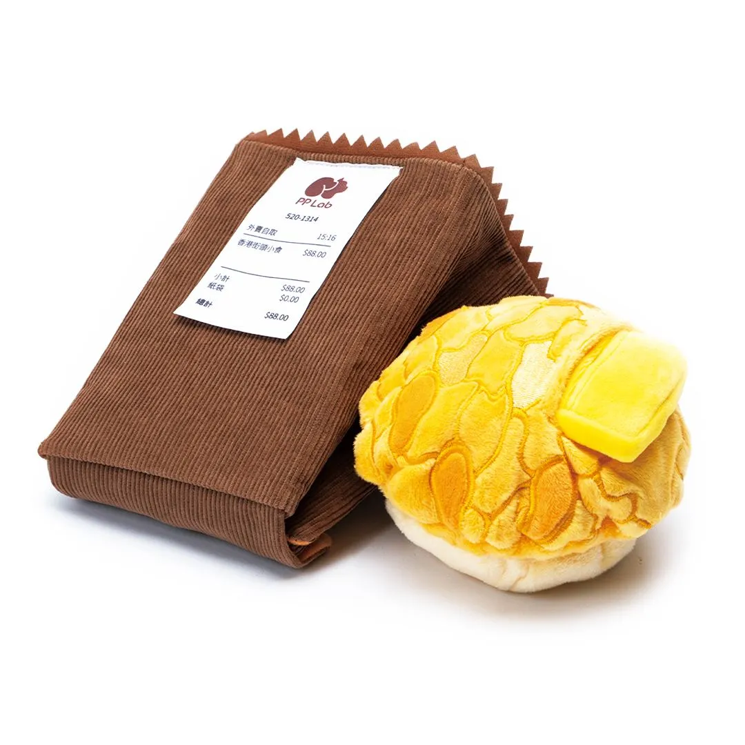 Furrenz x Hong Kong Classic Pineapple Bun Combo Sniffing Toy