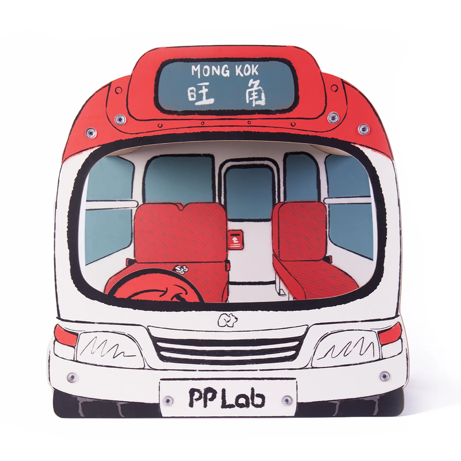 Hong Kong Street Culture | Hong Kong Mini Bus Cat Scratcher