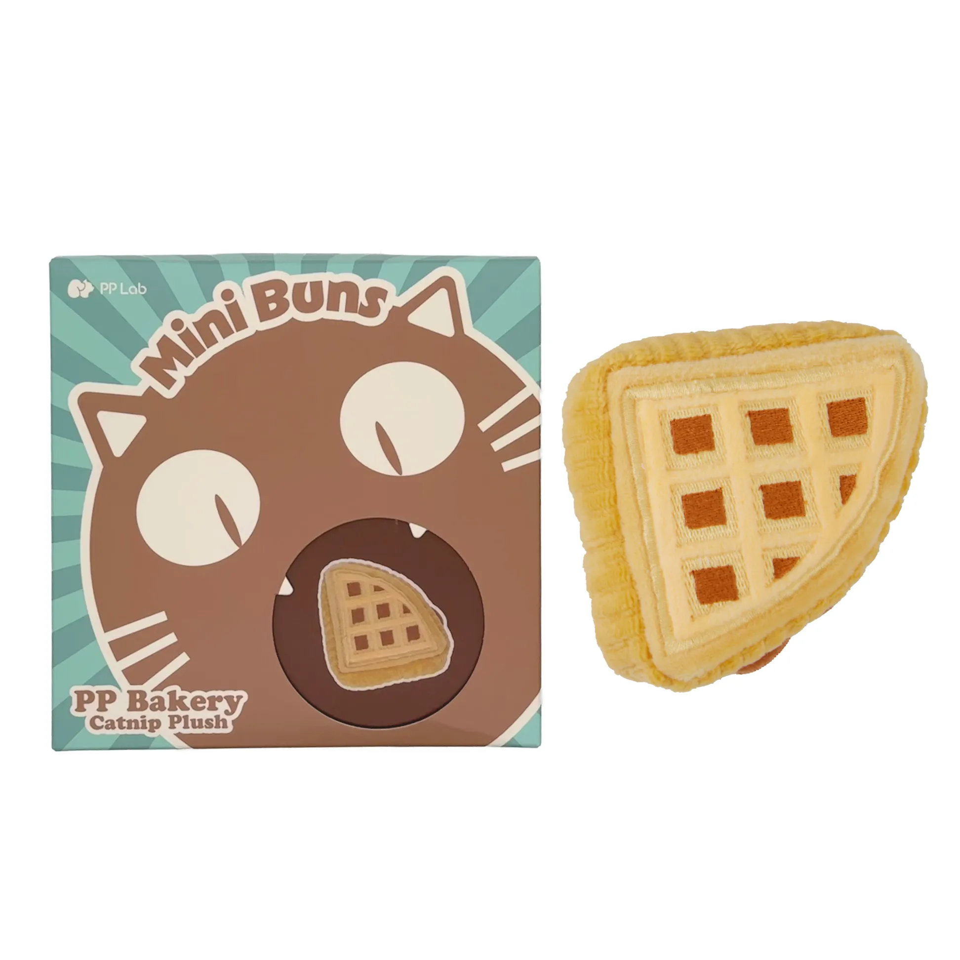 Cat Mini Bread Catnip Toy - Waffle Set Cat Mini Bread | Catnip Toy - Waffle
