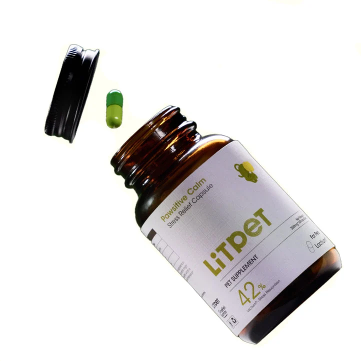 Pawsitive Calm Capsules - TCM-Infused Natural Calming Supplement for Dogs and Cats