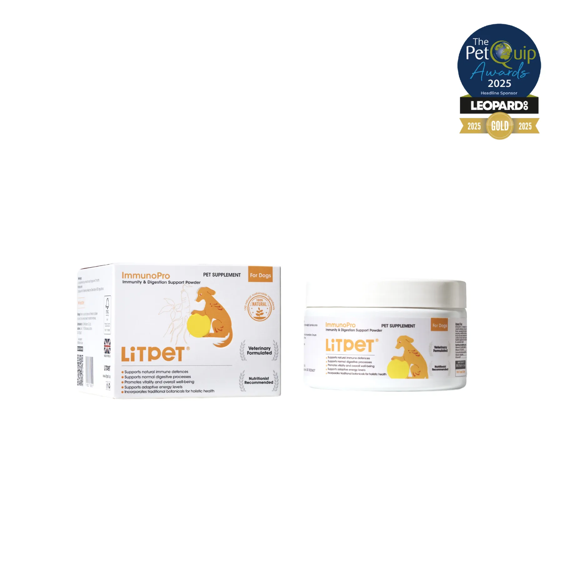 ImmunoPro Powder - TCM-Infused Immune & Digestive Support Formula for Dogs