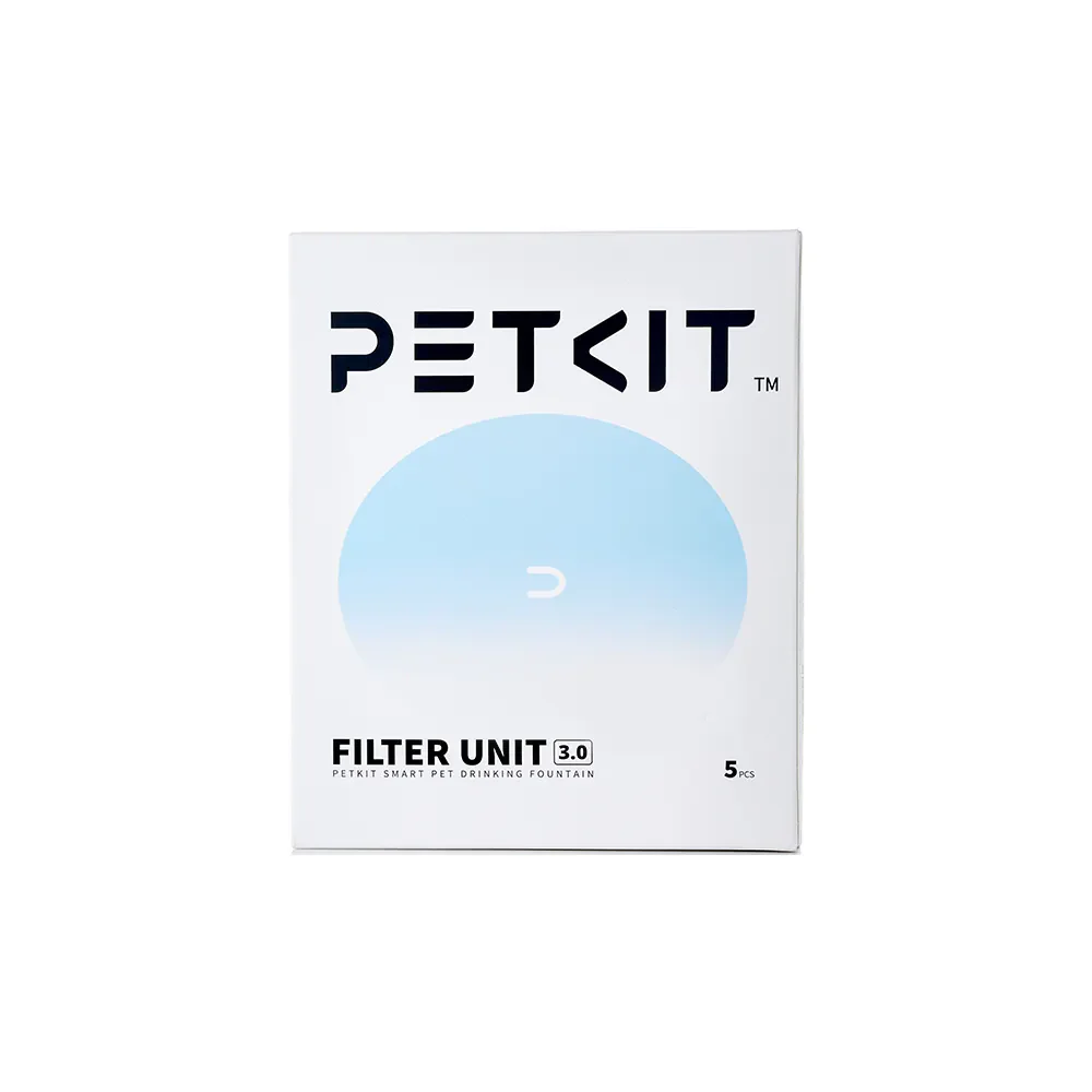 PETKIT Eversweet 3-Stage High-Efficiency Filter Replacement 3.0 (5-Pack / Universal Round Design)
