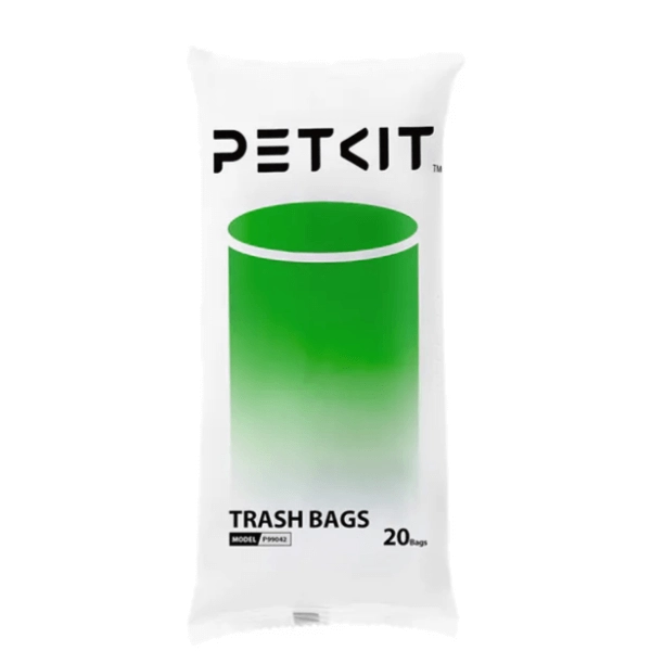 PETKIT Purobot Max Pro Automated Litter Box Drawstring Waste Bags (20-Pack / Heavy Duty & Anti-Leak)