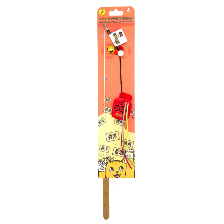 Meow² Hong Kong Vintage Sheet Metal Letter Box SGS-Certified Catnip Plush Cat Wand